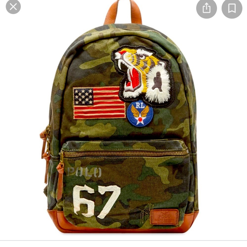RALPH LAUREN CAMO BACKPACK